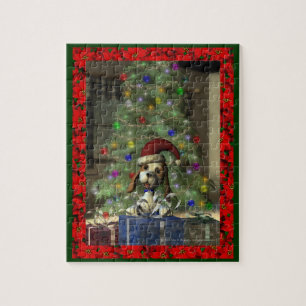 Yule Puppy Puzzle Legpuzzel