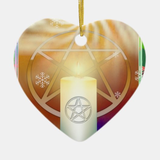 Yule Sun Keramisch Ornament (Voorkant)