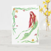 Yule Tide Groetjes van Deanna Bach Art Kaart (Gele Bloem)