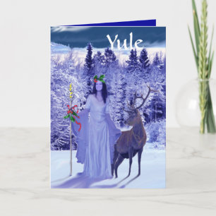 Yule-Together Feestdagen Kaart