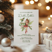 Yule Winter Solstice Holly Fairy Pagan Wicca Kaart