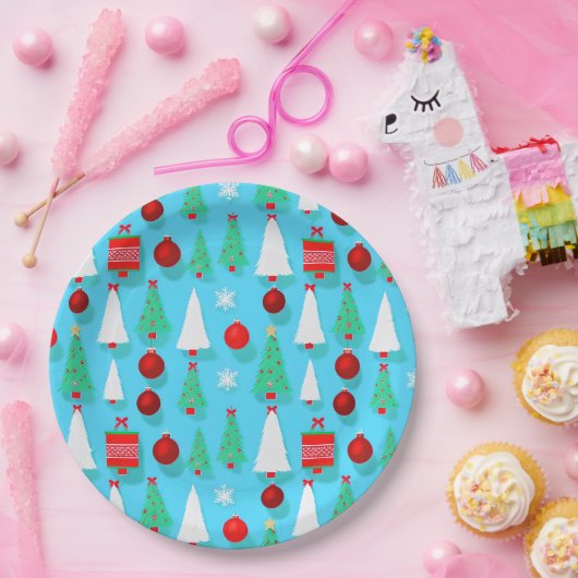 Yuletide Blue paper bord (Feest)