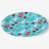 Yuletide Blue paper bord (Gekanteld)