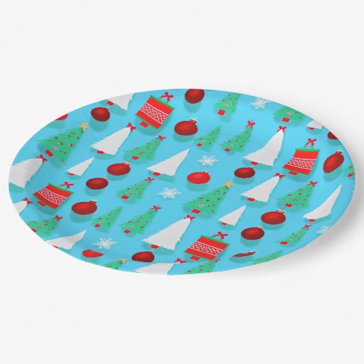 Yuletide Blue paper bord (Gekanteld)