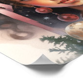 Yuletide Elegance - Black Child Beauty Poster (Hoek)