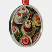 Yuletide Feast Metalen Ornament (Rechts)