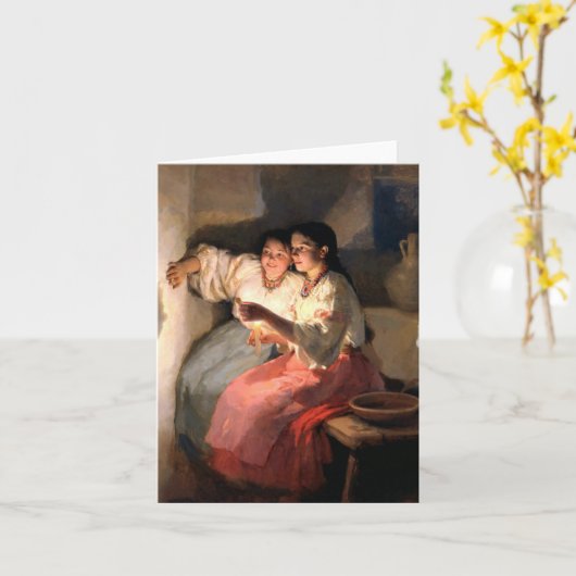 YULETIDE FORTUNE DIT CARTE POUR NOTES (Fleur jaune)