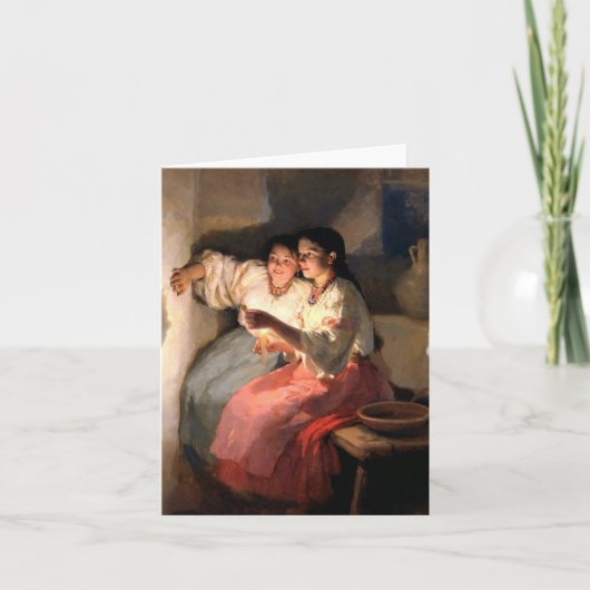 YULETIDE FORTUNE TELLERS NOTECARD KAART (Voorkant)