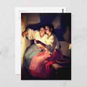 YULETIDE FORTUNE TELLLERS VAN PYMONENKO BRIEFKAART (Voorkant / Achterkant)