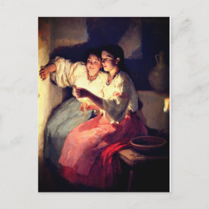 YULETIDE FORTUNE TELLLERS VAN PYMONENKO BRIEFKAART