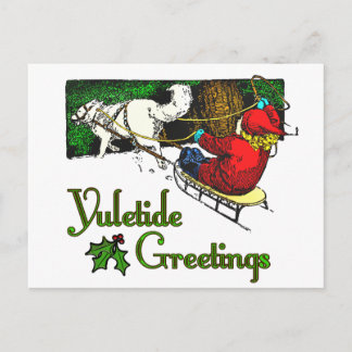 Yuletide Greetings Card Briefkaart