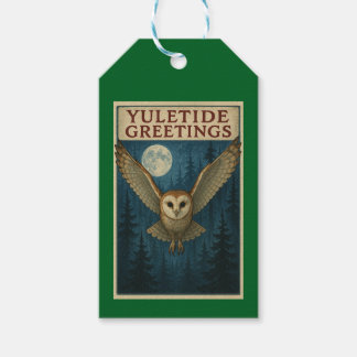 Yuletide Greetings Christmas Gift Tags Cadeaulabel