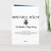 Yuletide Greetings Feestdagen Kaart (Achterkant)