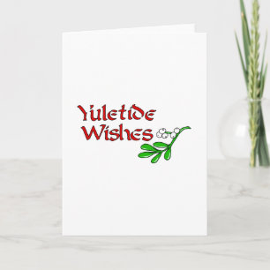 Yuletide Greetings Feestdagen Kaart