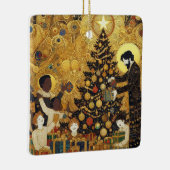 "Yuletide Joy" Keramisch Ornament (Rechts)