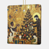 "Yuletide Joy" Keramisch Ornament (Links)