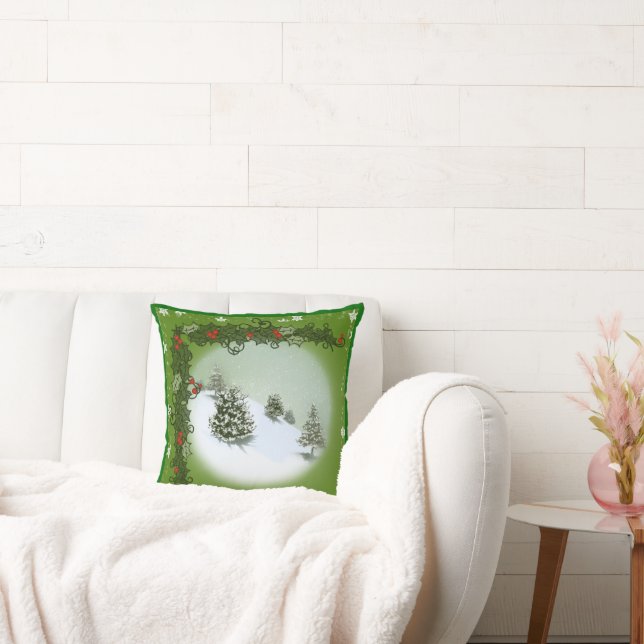 Yuletide Joy - Pillow Kussen (Bank)