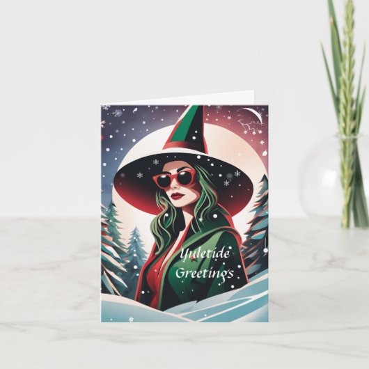 Yuletide Kerst Kaart (Voorkant)