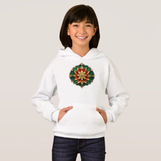 Yuletide Opulence : Threads dorés de Noël (Devant entier)