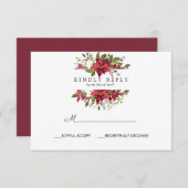 Yuletide | Réponse du Mariage de Noël de Poinsetti (Devant / Derrière)