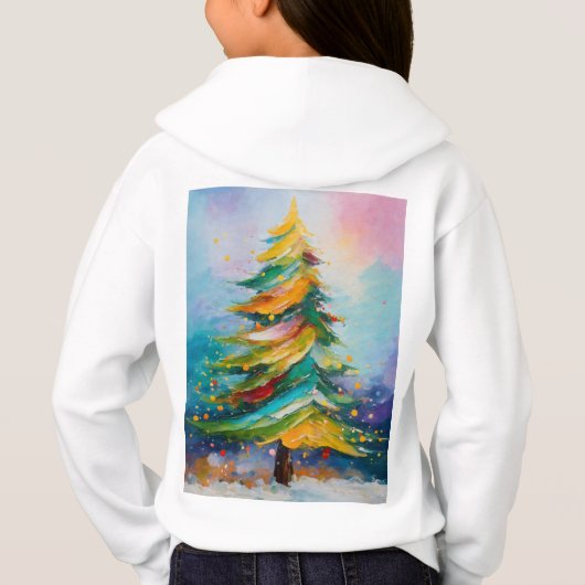 Yuletide Reverie : Splashes Abstraits de Pastel" ? (Dos)
