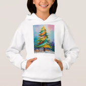 Yuletide Reverie : Splashes Abstraits de Pastel" ? (Devant)
