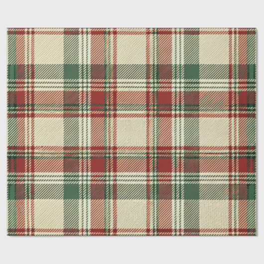 Yuletide Tartan Cadeaupapier (Vlak)