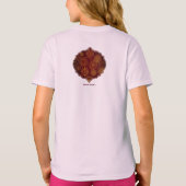 Yuletide weelde: Gouden draden van Kerstmis T-shirt (Achterkant)