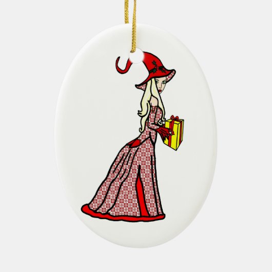 Yuletide Witch Ornament (Achterkant)
