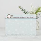 Yum ! Carte de recette (Debout devant)