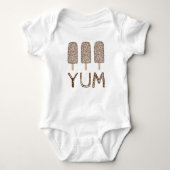YUM Chocolate Eclair Ice Cream Summer Romper (Voorkant)