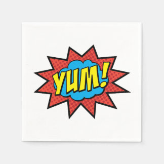 YUM Cocktail Servet Rood