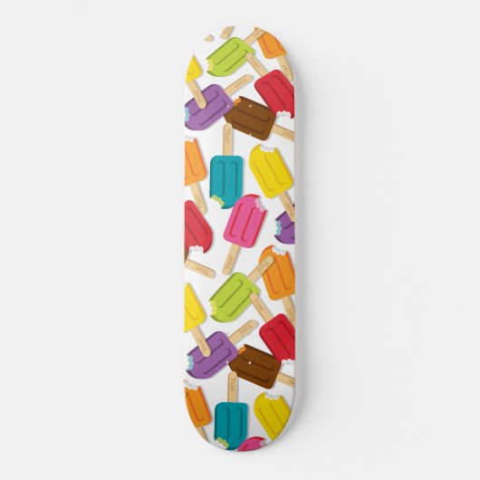 Yum! Popsicle Skateboard (wit) (Voorkant)