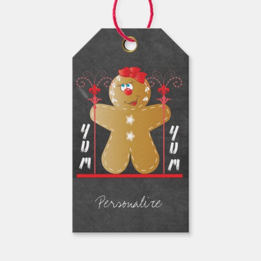 Yum, Yum Gingerbread Cadeaulabel (Voorkant)