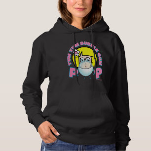 YUM YUM KAUWGUMMEISJE BLAAT BUBBEL RETRO 90'ER HOODIE
