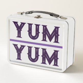 YUM YUM Lunch Box - Police violette