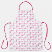 Yum Yum Pink Typography Fun Schort (Voorkant)