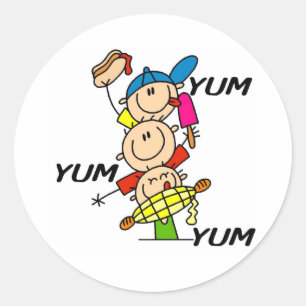 Yum Yum Summer Ronde Sticker