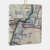 Yuma Arizona  Map Keramisch Ornament (Rechts)