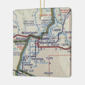 Yuma Arizona  Map Keramisch Ornament (Links)