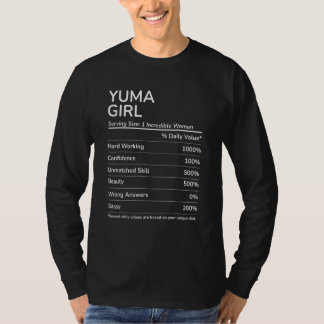 Yuma Girl Funny Arizona Hometown T-shirt