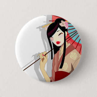 Yume Geisha-toets Ronde Button 5,7 Cm
