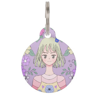 Yume no Hana floral Huisdierpenning