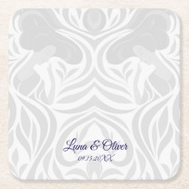 Yumeji Hirado Woman Art Coaster Vierkante Kartonnen Onderzetter