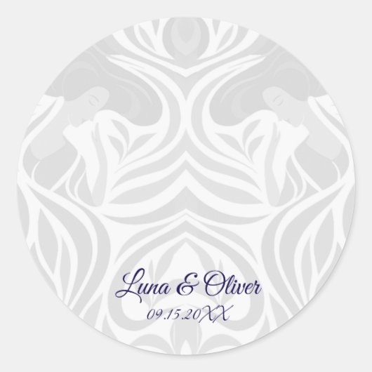 Yumeji Hirado Woman Art Seal Sticker (Devant)