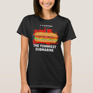 Yummiest Submarine Hoagie Sub Sandwich Pun Food T-shirt