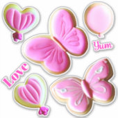 Yummy 1 Enfants Grand Stickers en vinyle 8" x 8" (Devant)