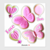 Yummy 1 Enfants Grand Stickers en vinyle 8" x 8" (Feuille)