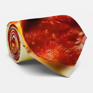 Yummy All Over Pizza Stropdas - Uniek Stropdas