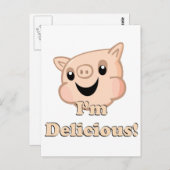 Yummy Bacon Briefkaart (Voorkant / Achterkant)